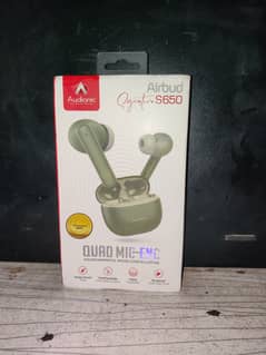 Audionic Airbud Signature S650 Quad Mic, ENC Wireless Earbuds