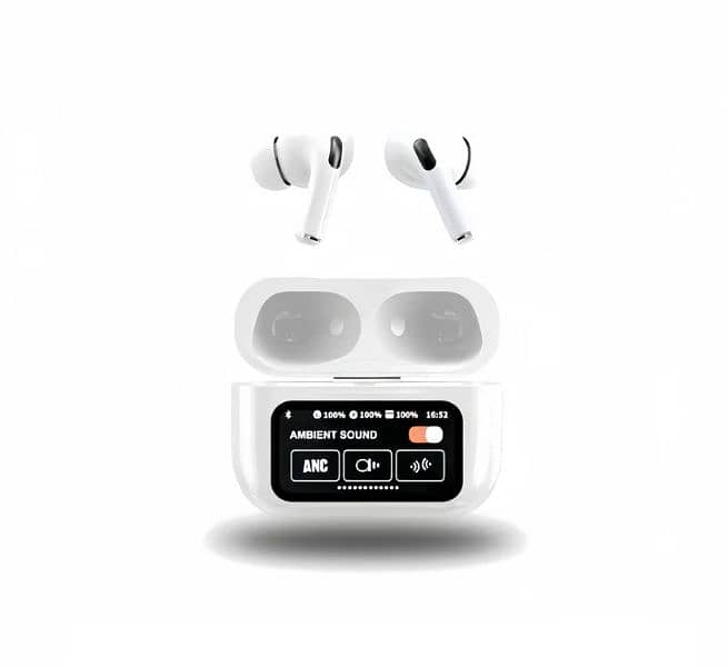 A9 Pro Airpods with Lcd Display Comfortable earbuds with ANC 3