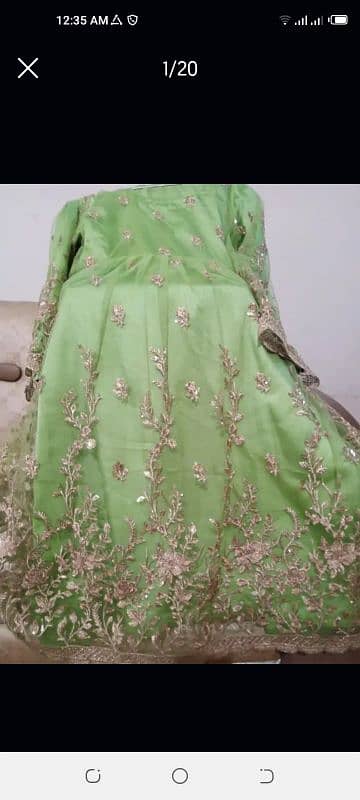 Bridal mughal antique style maxi 18