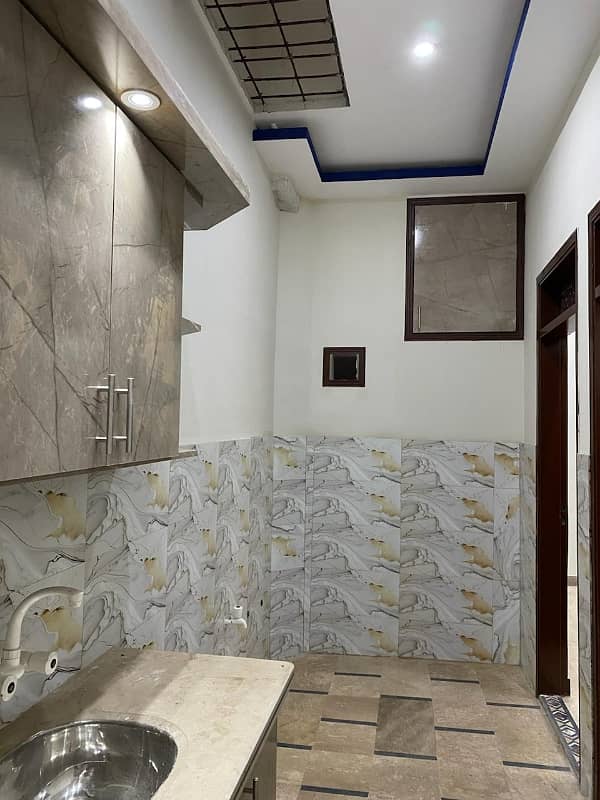 Brand New Zero Meter House Ground Plus 1 Full Marble Tiles Flooring Bottom To Top Roof Excellent Work North Karachi Sector 5A-3 10