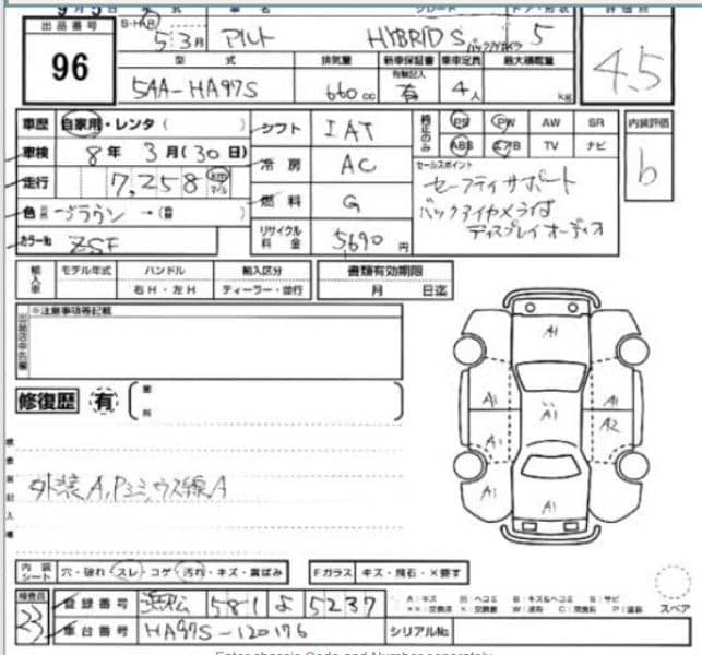 Suzuki Alto Hyrid S Model 2023 - 4.5 Grade 12