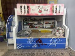 Bunk bed | Kid bunker bed with Mattress | Double bed | Triple bed