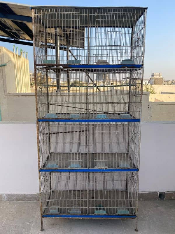 8 portion cage | love birds cage | animal cage | pinjra | hen cage 2