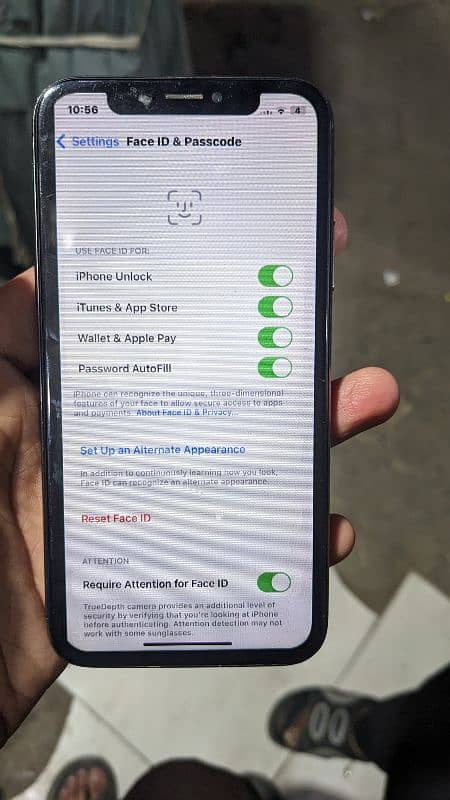 iphone x 256gb face is true tone working 6
