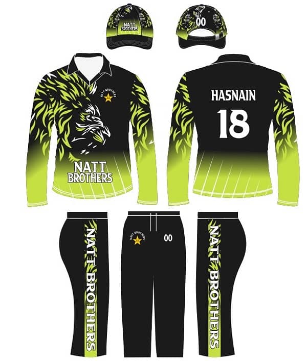 Customized printed uniforms for cricket, football,volleyball for teams 5