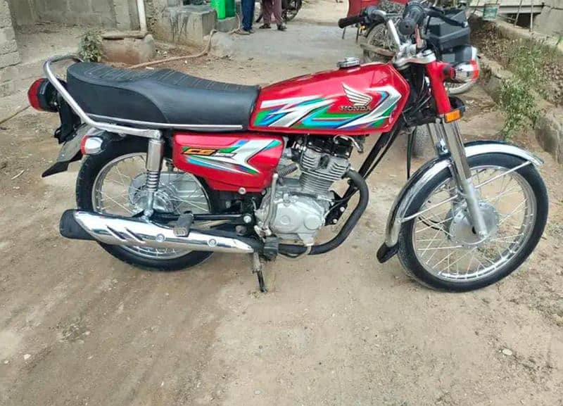 Honda CG 125 Complete Documents Clear Good Condition 0