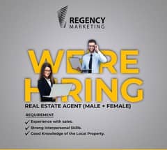 STAFF REQUIRED FOR REAL ESTATE MARKETING