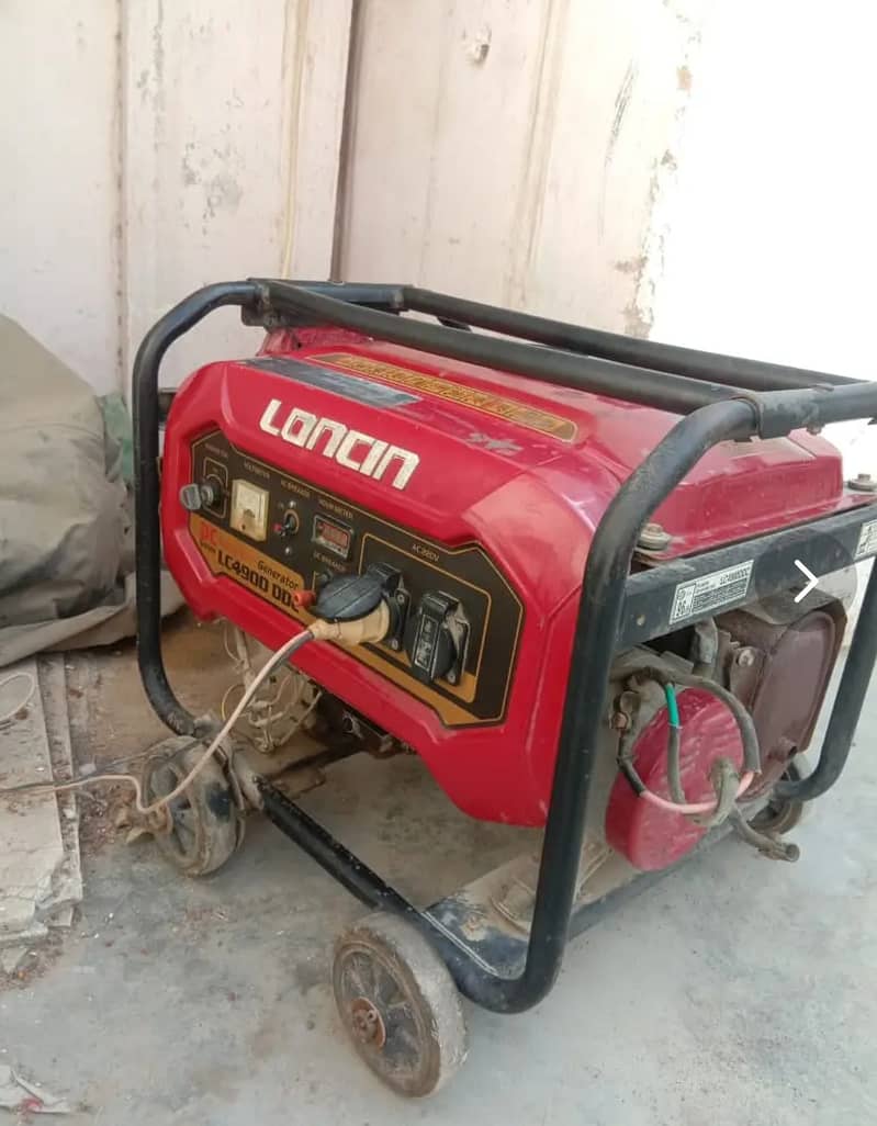 Loncin 3.5 Generator home used 2