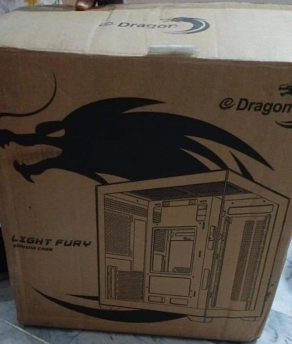 Brand New E-Dragon Furry Light Black PC Case 1