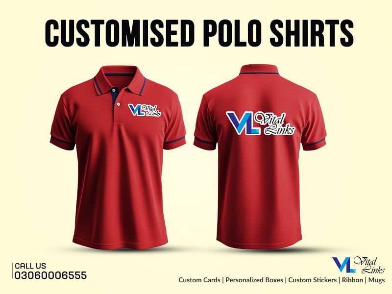 Polo / t-shirt / Customised Shirts / printing 3