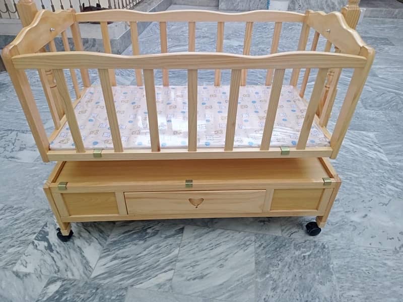 Baby Cot + swing for sale 1