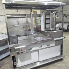 Food Stall 3 in 1. Fryer Shawarma Hot Plate