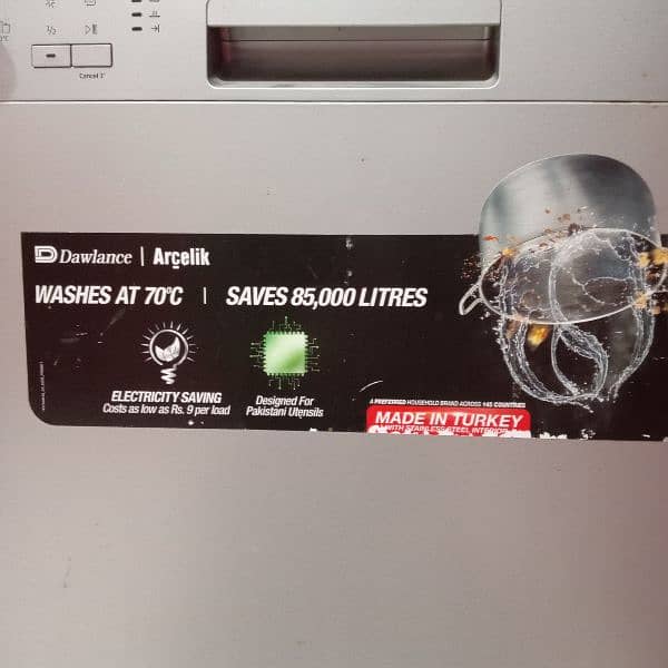 Dawlance DDW 1350 Silver Dishwasher 1