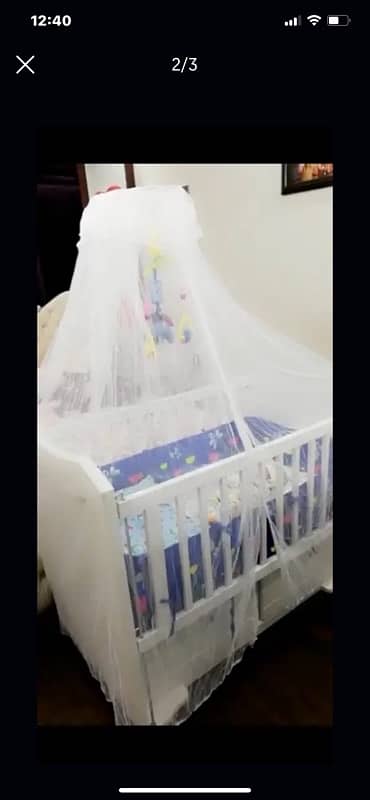 wooden baby cot in very cheap rate 1