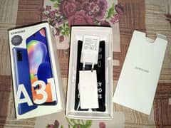 Samsung A31 complete box