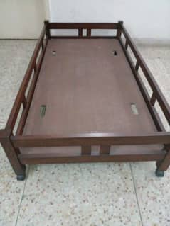 wooden bed single. best for kids.