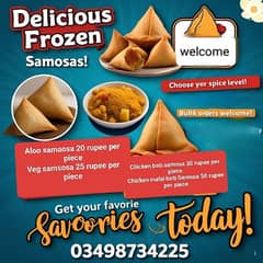 frozen samosas