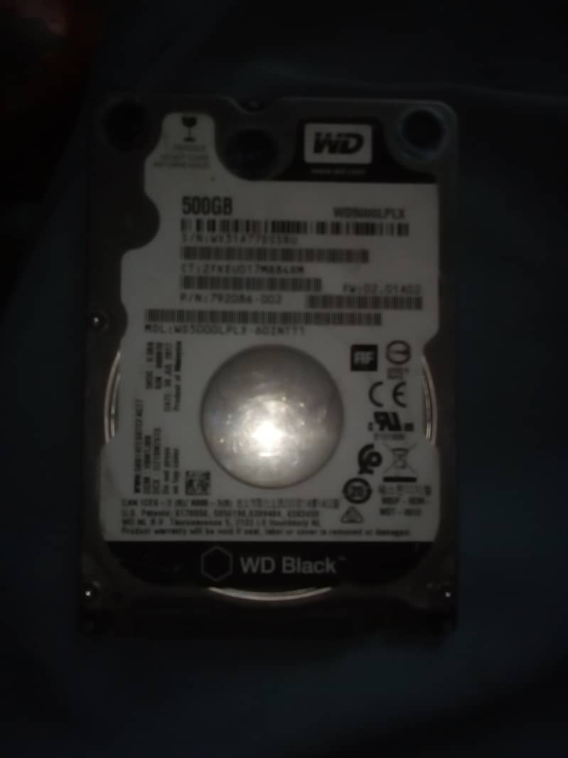 WD laptop Hard disk space 500Gb 2