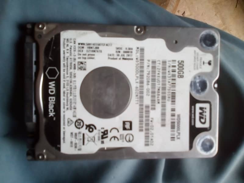 WD laptop Hard disk space 500Gb 1