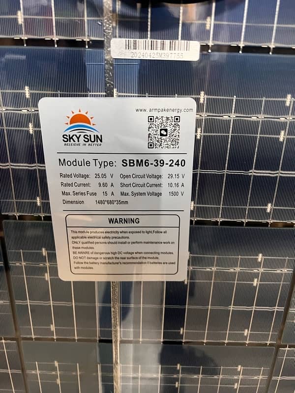 Sky Sun 240W New Stock Ready 2