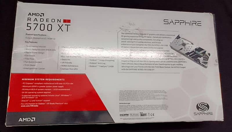 Sapphire Nitro Plus Special Edition Rx 5700 XT 8 GB. 1