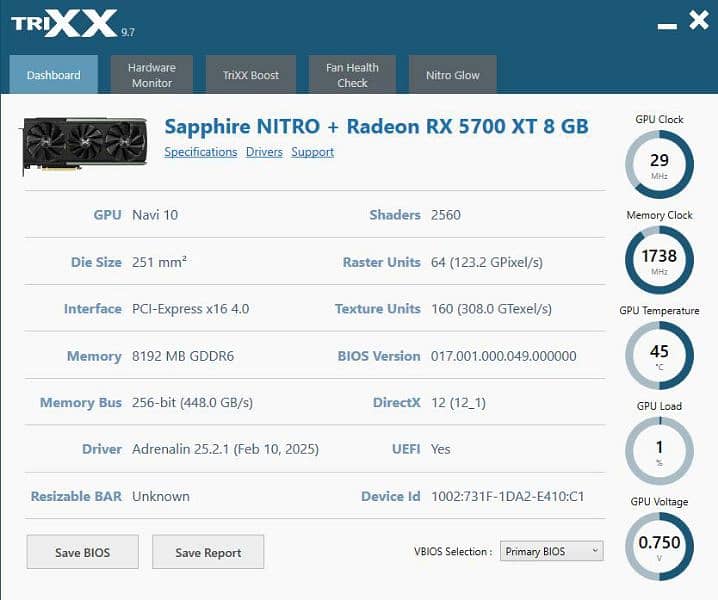 Sapphire Nitro Plus Special Edition Rx 5700 XT 8 GB. 3