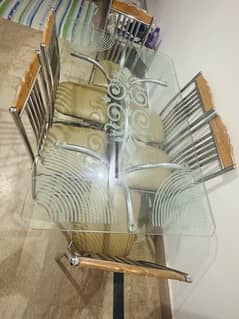 6 chairs dining table