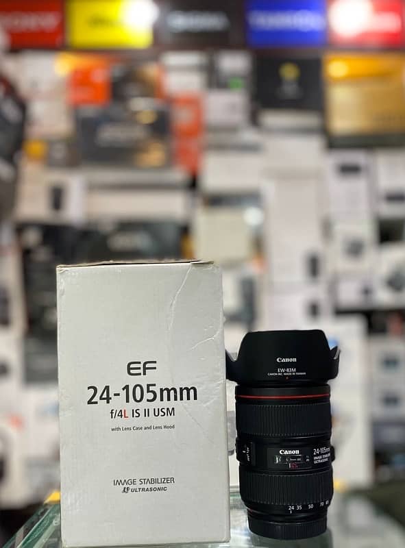 Canon  EF 24-105 f/4L IS II USM Lens (Like Brand New) Complete Box 0