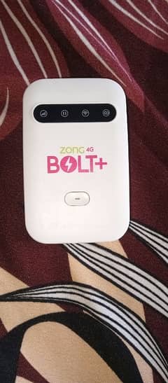 zong 4g bolt+ unlocked