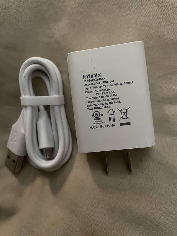 Tecno,infinix ka 100% original 18w box pulled charger hy 2