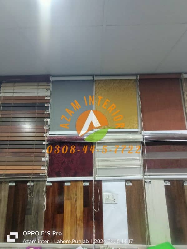 Roller blinds All types of window blinds Glass paper wooden floor Azam 9