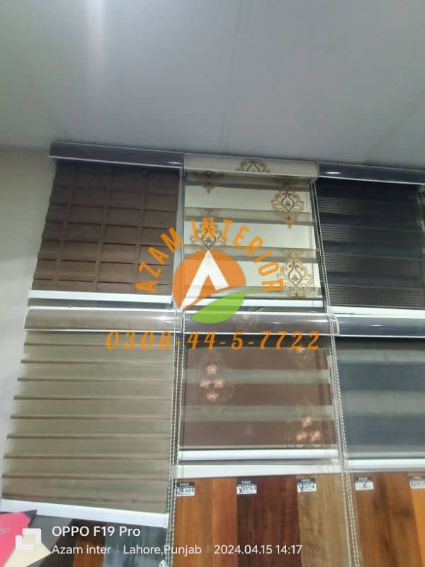 Roller blinds All types of window blinds Glass paper wooden floor Azam 10