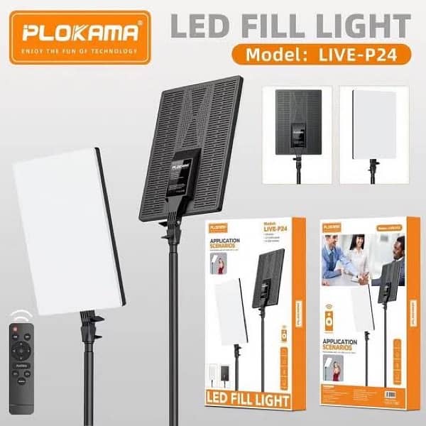 Plokama Led Fill Light/ringlight Live P24 For Professional Photography 1