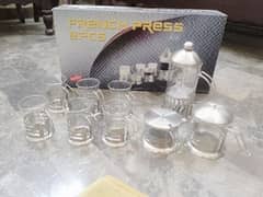 french press coffee set