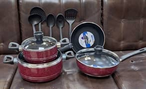 Non Stick set Kitchen Accessories Cookware Set