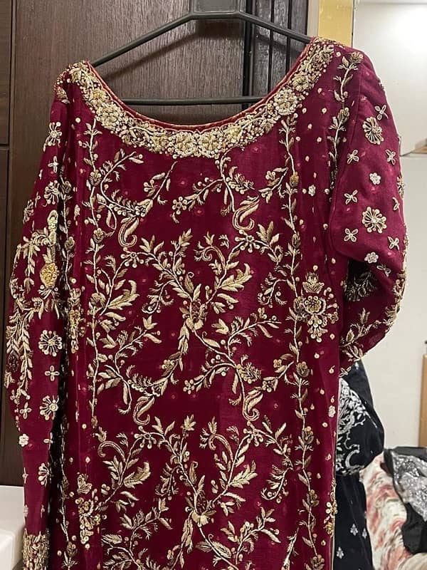 farshi gharara bridal dress 2