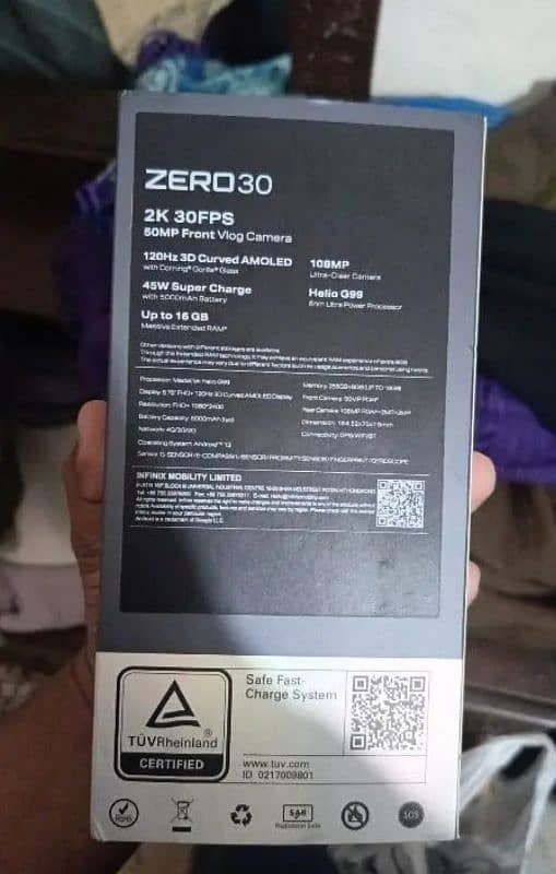 Infinix zero 30 16gb/256gb lush condition 5