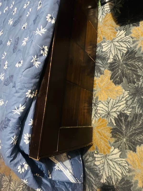 wooden bed urgent sale 2