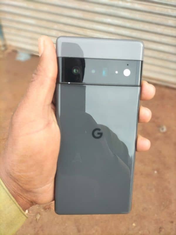 Google pixel 6pur 12/128gp m all ok namal shad ha exchange posibal 6