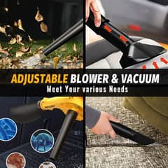 Vacuum+ Air Blower for Car or other Vehicles or home use