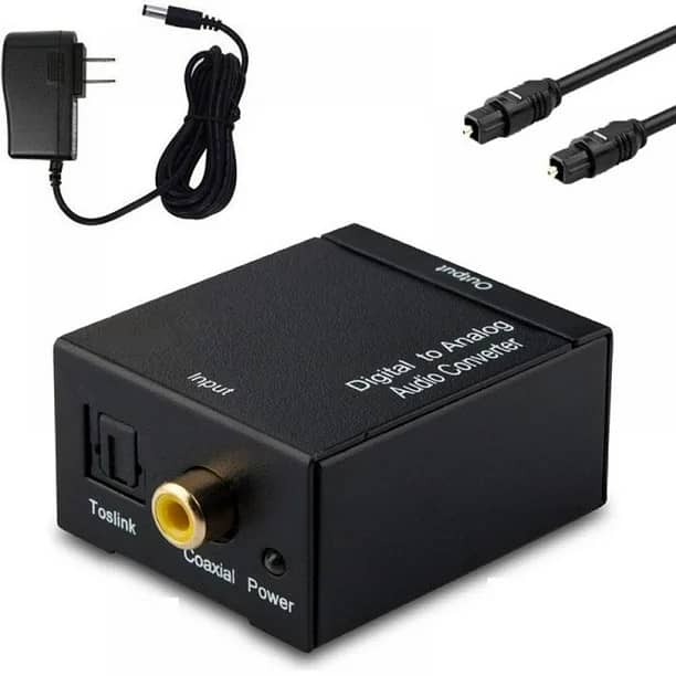 DAC Digital SPDIF Optical to Analog, Digital to Analog Audio Converter 16