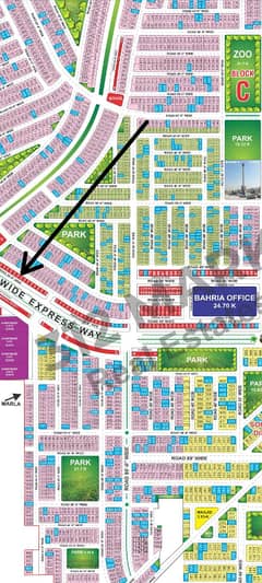 4 -Marla PPUP Map Structure Paid Commercial Plot #149 in Block -C, 120ft Road, Bahria Orchard.