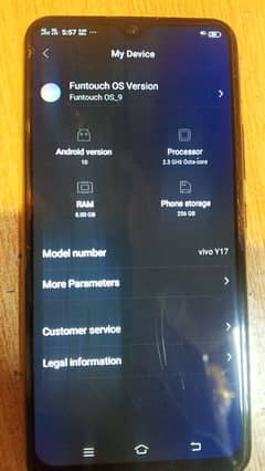 Vivo Y17 Best Condition Urgent sale