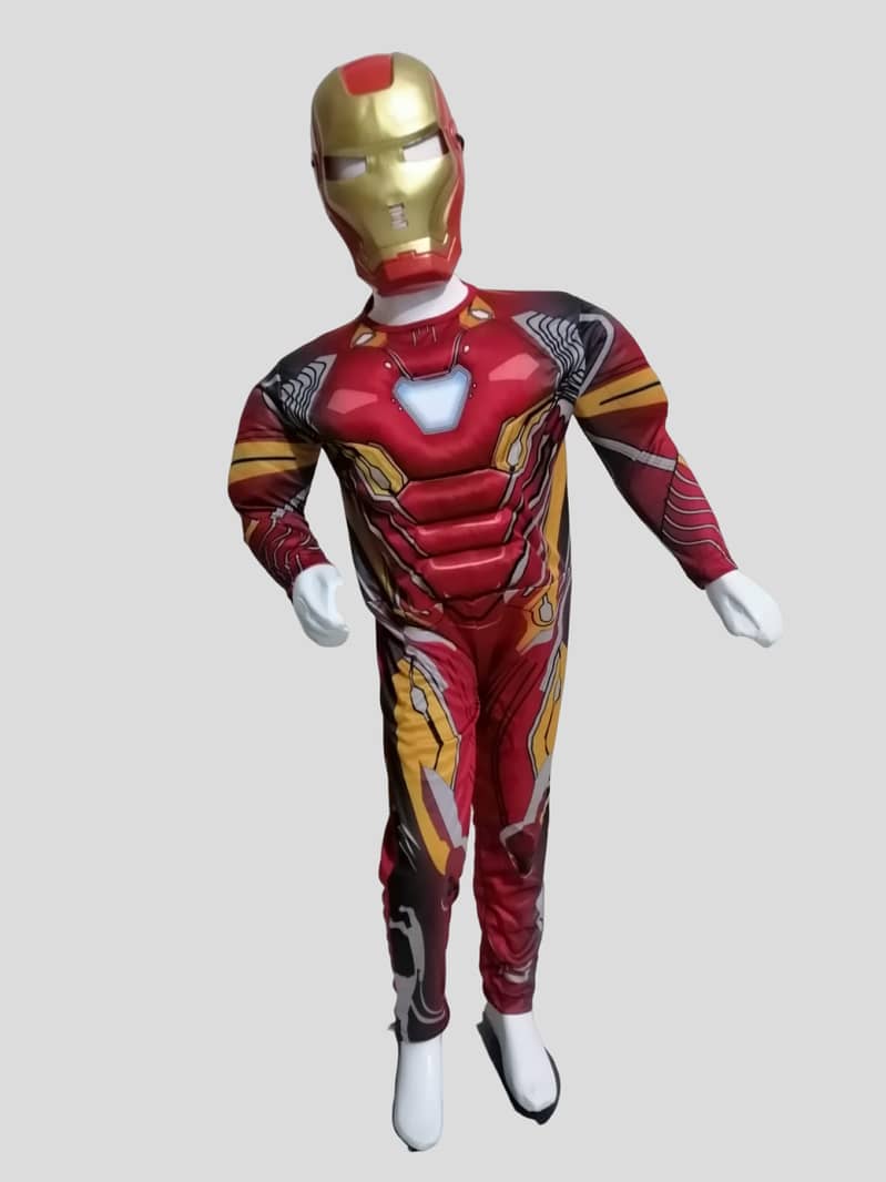 Ironman Muscular Costume For Kids 0