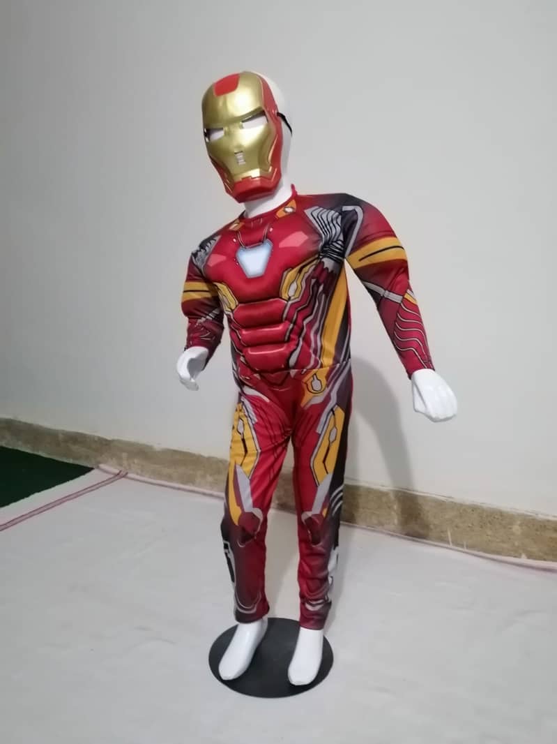 Ironman Muscular Costume For Kids 3