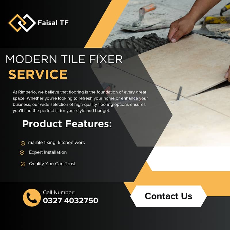 Tile Fixing Service in lahore,house constructionn service 0