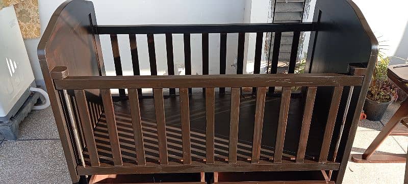 Pure Wooden Baby Cot/ Crib 1