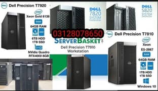 Dell t7910/Dell t7810/Dell t5810/Dell t3600/Dell t5820/Dell t7820