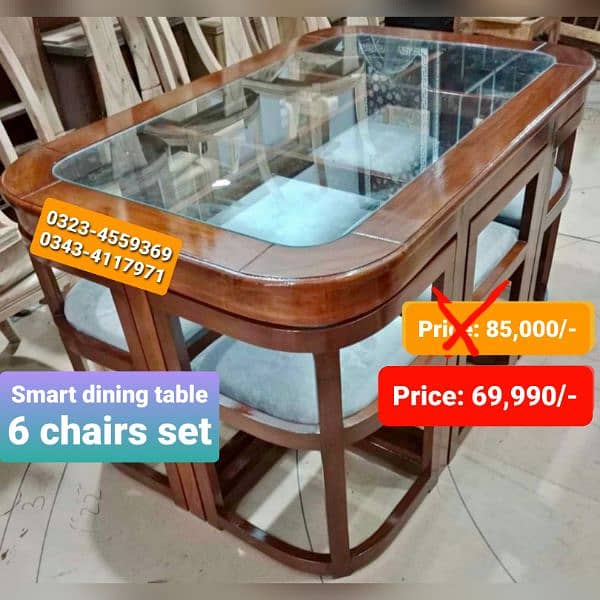 Dining table / Smart dining table / round table dining set / table 12