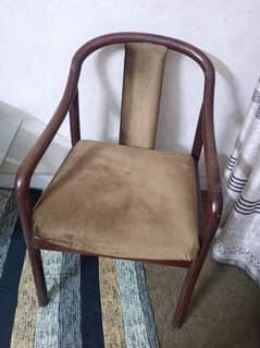 Wooden Strong material 2 chair available for sale